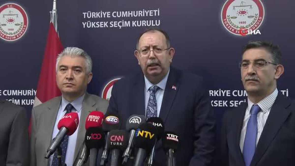 YSK Başkanı Ahmet Yener: 'Kurulumuz toplantı sonucunda oy birliğiyle adaylıktan çekilmesinin birinci oylamadan sonra geçerli olduğu ve bu süreçte...