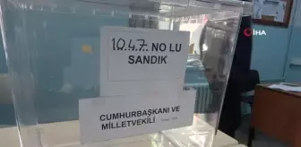 Balıkesir'de ilk oylar sandığa atıldı