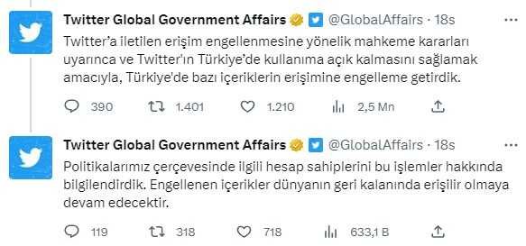 Seçimler öncesi Twitter'dan erişim engeli kararı! Musk topu Türk hükümetine attı