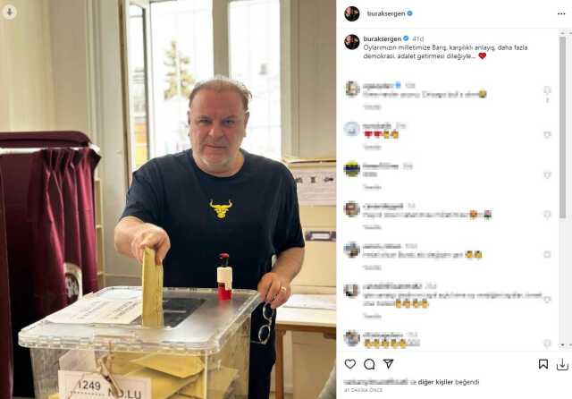 Ünlü isimler sandık başında! Paylaşımlar peş peşe geldi