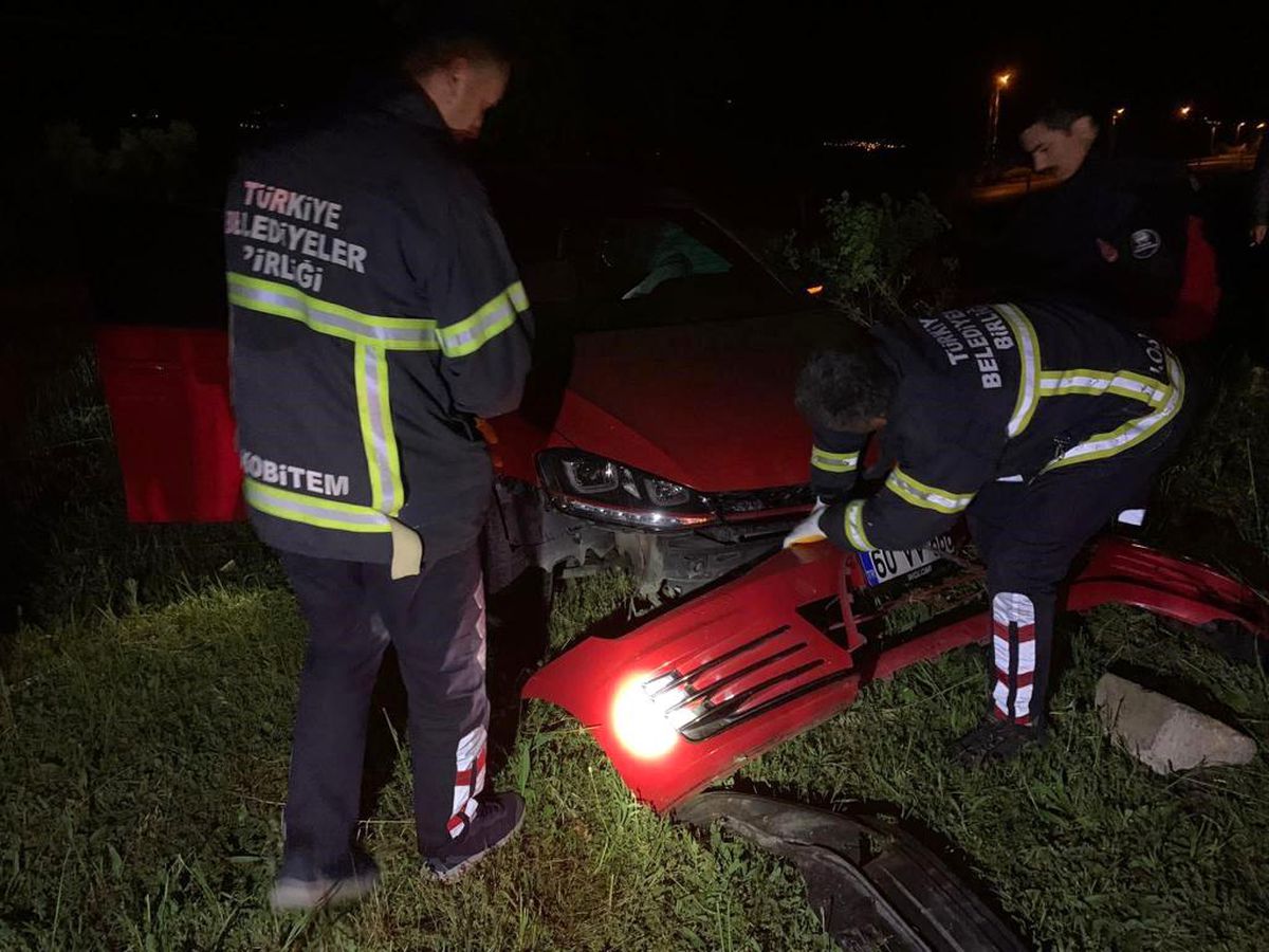 Erbaa'da trafik kazası: 6 yaralı