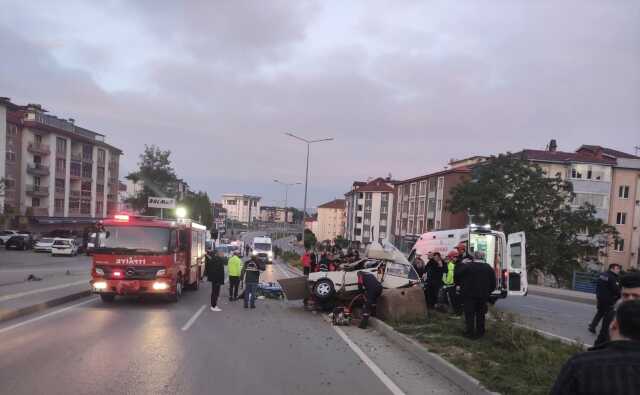 Polisin dur ihtarına uymadı kazada hayatını kaybetti