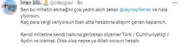 Sandıktan çıkan sonucu beğenmeyen Zeynep Beşerler, vatandaşa hakaret etti: 'Bu ülke için bu kadar gerizekalı çok fazla