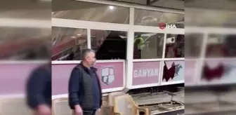 Silivri'de kadın sürücü ganyan bayiine çarptı: 1 ölü