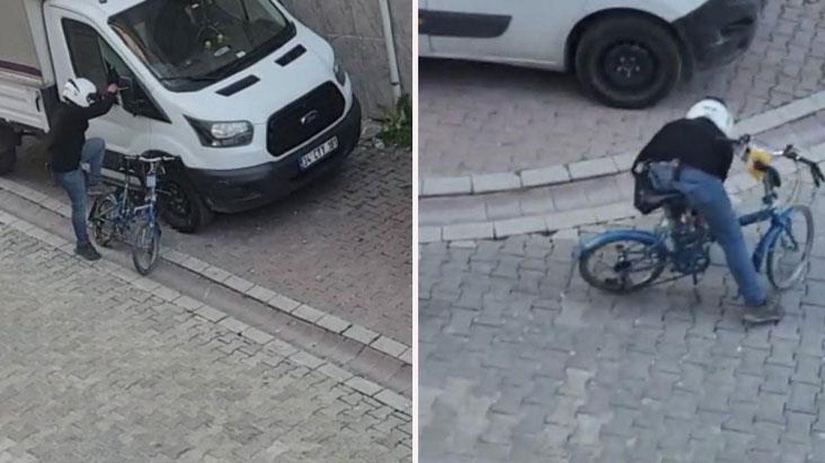 Beceriksiz hırsızın yaptıkları güldürdü! Camı patlattı, çaldıklarını yere düşürdü