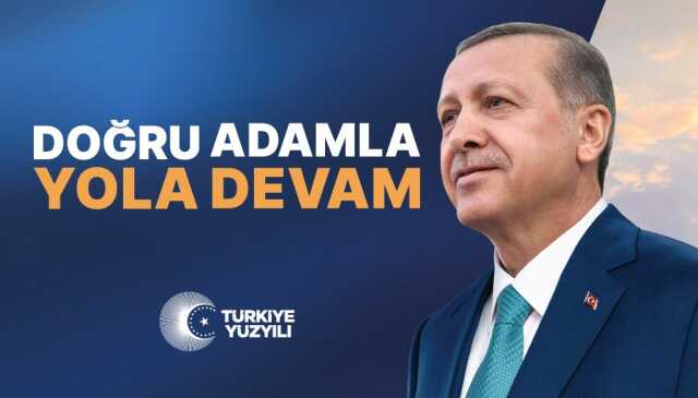 Cumhurbaşkanı Erdoğan'ın ikinci turda sloganı değişti: Doğru adamla yola devam
