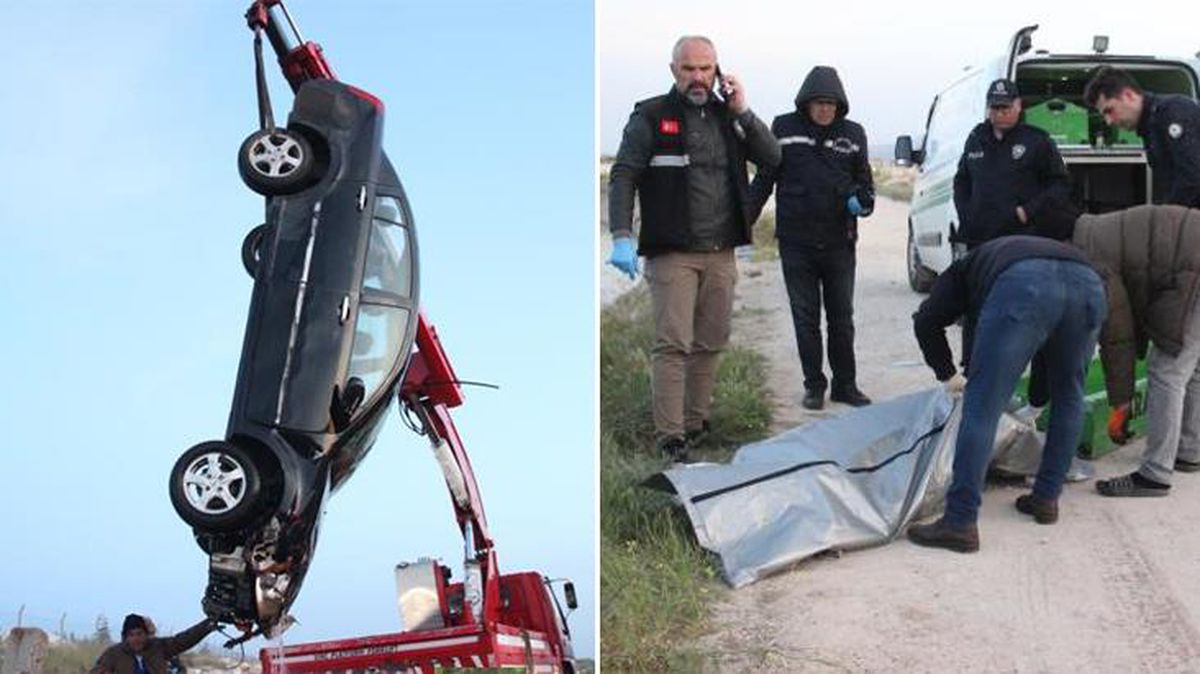 Sürücüsünün kontrolünü kaybettiği araç, sulama kanalına uçtu: 1 ölü
