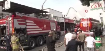 Sanayi sitesindeki yangın kontrol altına alındı