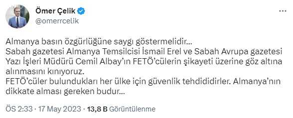 Alman polisi, Sabah Avrupa gazetesinin ofisini bastı, iki gazeteciyi gözaltına aldı