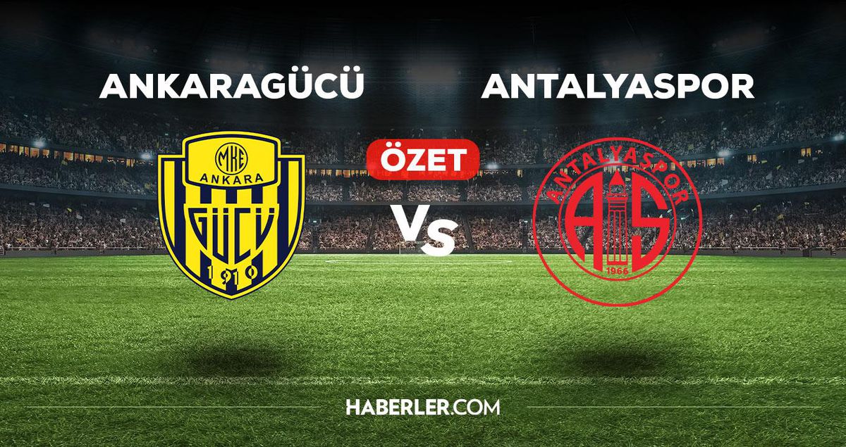 Ankaragücü Antalyaspor maç özeti! (VİDEO) Ankaragücü Antalyaspor maçı özeti izle! Ankaragücü Antalyaspor maçı kaç kaç bitti?