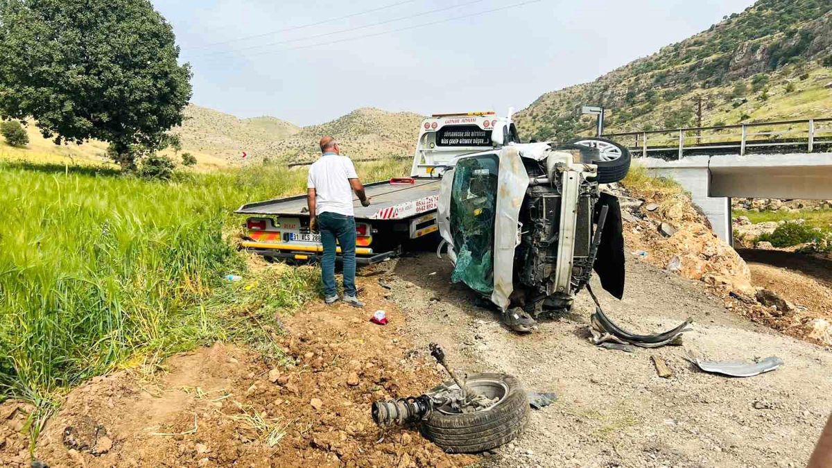Nusaybin'de kaza: 2 yaralı