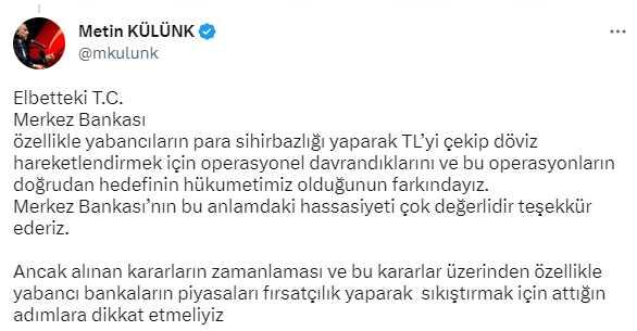 Nakit avans çekiminin durdurulduğu iddiasına AK Partili Külünk'ten ilk yorum: Özel bankalar Türkiye'ye operasyon çekiyor