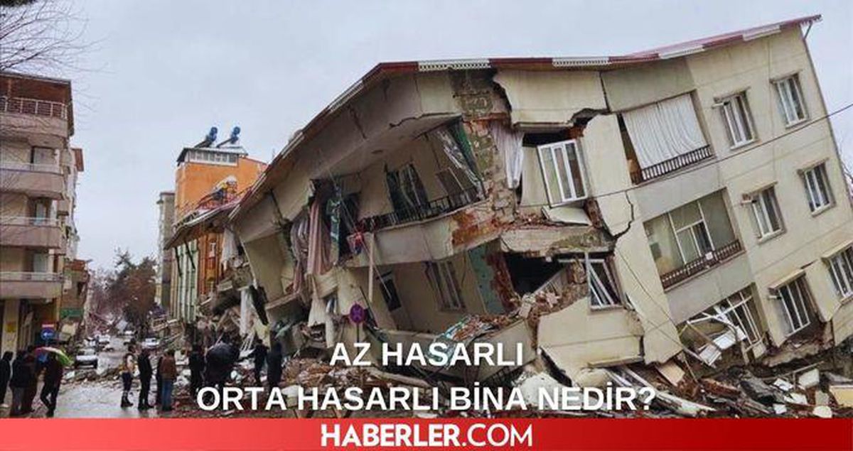 Orta hasarlı binalar yıkılacak mı? Az hasarlı, orta hasarlı binalar nedir, ne olacak?