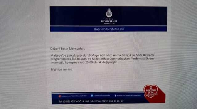 İBB Başkanı İmamoğlu, miting davetiyesinde kendisi için 'Millet İttifakı Cumhurbaşkanı Yardımcısı' ifadesini kullandı İBB Başkanı İmamoğlu, miting davetiyesinde kendisi için 'Millet İttifakı Cumhurbaşkanı Yardımcısı' ifadesini kullandı