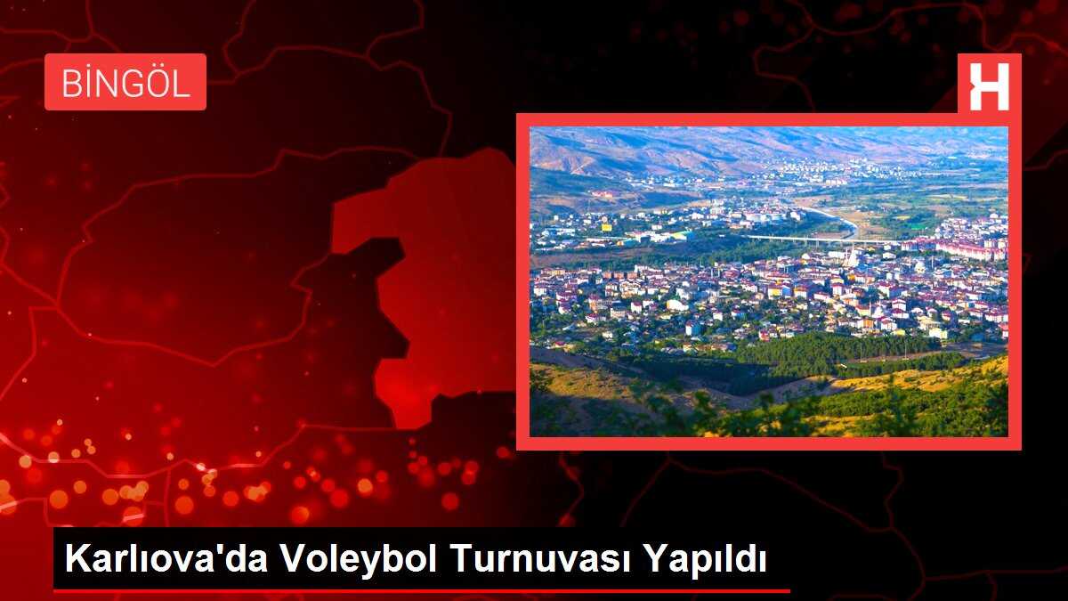 Karlıova'da Voleybol Turnuvası Yapıldı