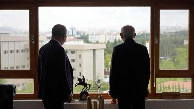 Kılıçdaroğlu'nun Ümit Özdağ ile görüşmesi başladı Kılıçdaroğlu'nun Ümit Özdağ ile görüşmesi başladı