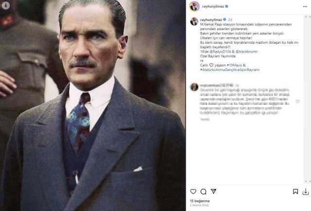 Ünlü isimlerin 19 Mayıs Atatürk'ü Anma Gençlik ve Spor Bayramı paylaşımları