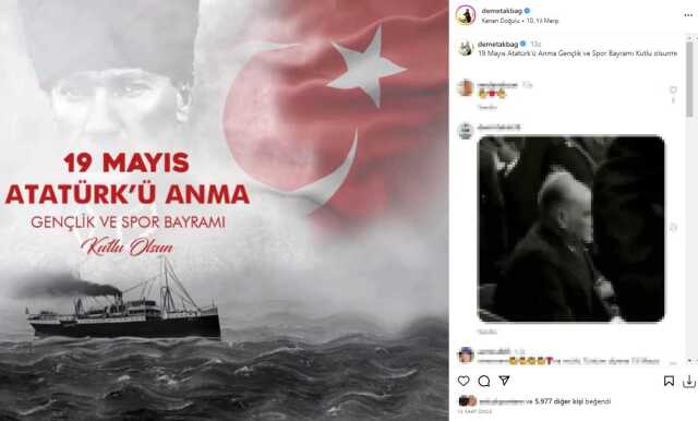 Ünlü isimlerin 19 Mayıs Atatürk'ü Anma Gençlik ve Spor Bayramı paylaşımları