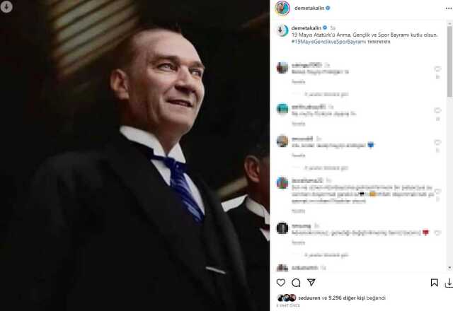 Ünlü isimlerin 19 Mayıs Atatürk'ü Anma Gençlik ve Spor Bayramı paylaşımları