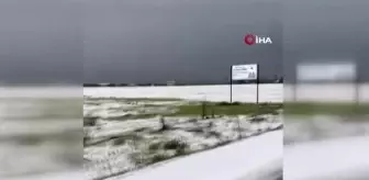 Dolu yağışı tarım arazilerini vurdu
