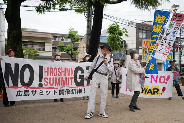 Japonya'da G7 Zirvesi Protesto Edildi