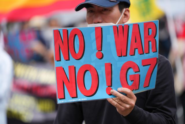 Japonya'da G7 Zirvesi Protesto Edildi