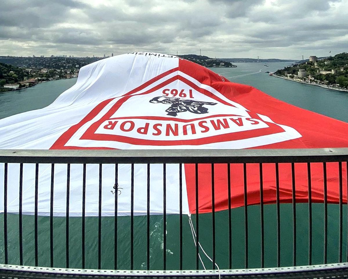 Samsunspor'un şampiyonluğu İstanbul'da kutlandı