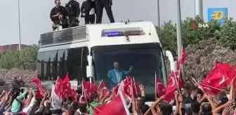 Cumhurbaşkanı Erdoğan'a Hatay'da sevgi seli