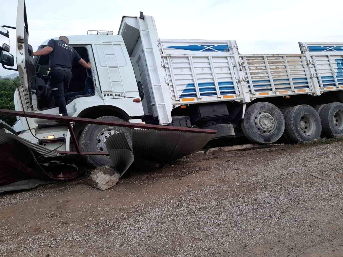 Kamyon sürücüsü direksiyonu başında ölü bulundu