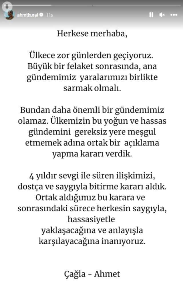 Ahmet Kural ile Çağla Gizem Çelik barıştı mı? Ahmet Kural ile Çağla Gizem Çelik sevgili mi?