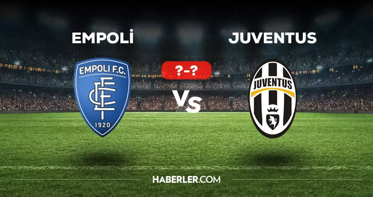 Empoli Juventus maçı kaç kaç, bitti mi? MAÇ SKORU! Empoli Juventus maçı kaç kaç, canlı maç skoru! Empoli Juventus canlı maç anlatımı!