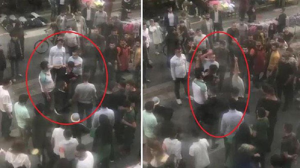 Taciz iddiasıyla dövüp, hastanelik ettiler