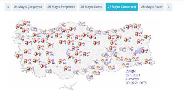 Bu hafta sonu yağmur var mı? 2023 27-28 Mayıs Meteoroloji 15 günlük hava durumu: İstanbul'da hafta sonu yağmur yağacak mı?