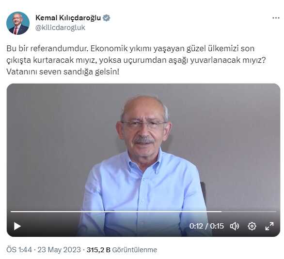 Kılıçdaroğlu'ndan yeni paylaşım: Ekonomi için karar ver, bunlar gelirse dolar 30 liraya çıkacak