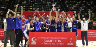 A.Efes U14 Erkek Basketbol Takımı Türkiye Şampiyonu