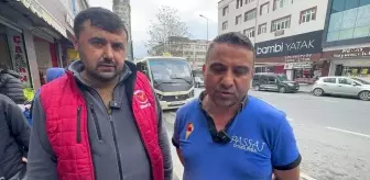 Arnavutköy'de Minibüs Şoförleri ile Esnaf Arasında Kavga Çıktı