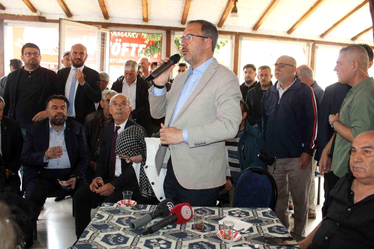 Bakan Kasapoğlu, 2. tur için Manyas'tan destek istedi