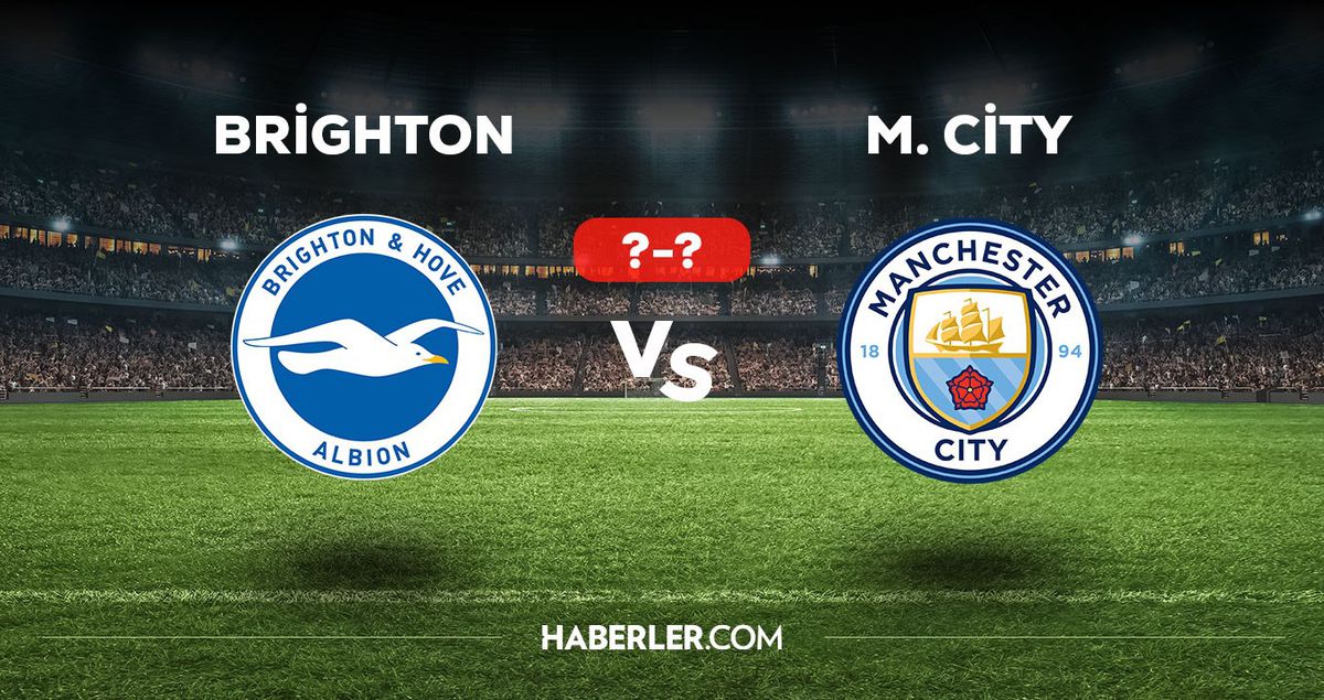 Brighton Manchester City maçı kaç kaç, bitti mi? MAÇ SKORU! Brighton Manchester City maçı kaç kaç, canlı maç skoru!