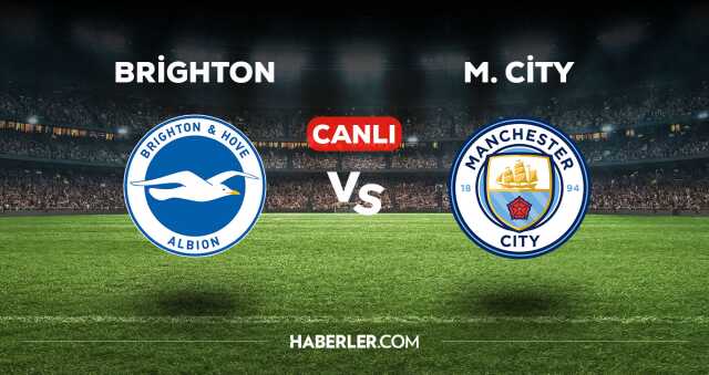 Brighton Manchester City maçı kaç kaç, bitti mi? MAÇ SKORU! Brighton Manchester City maçı kaç kaç, canlı maç skoru!