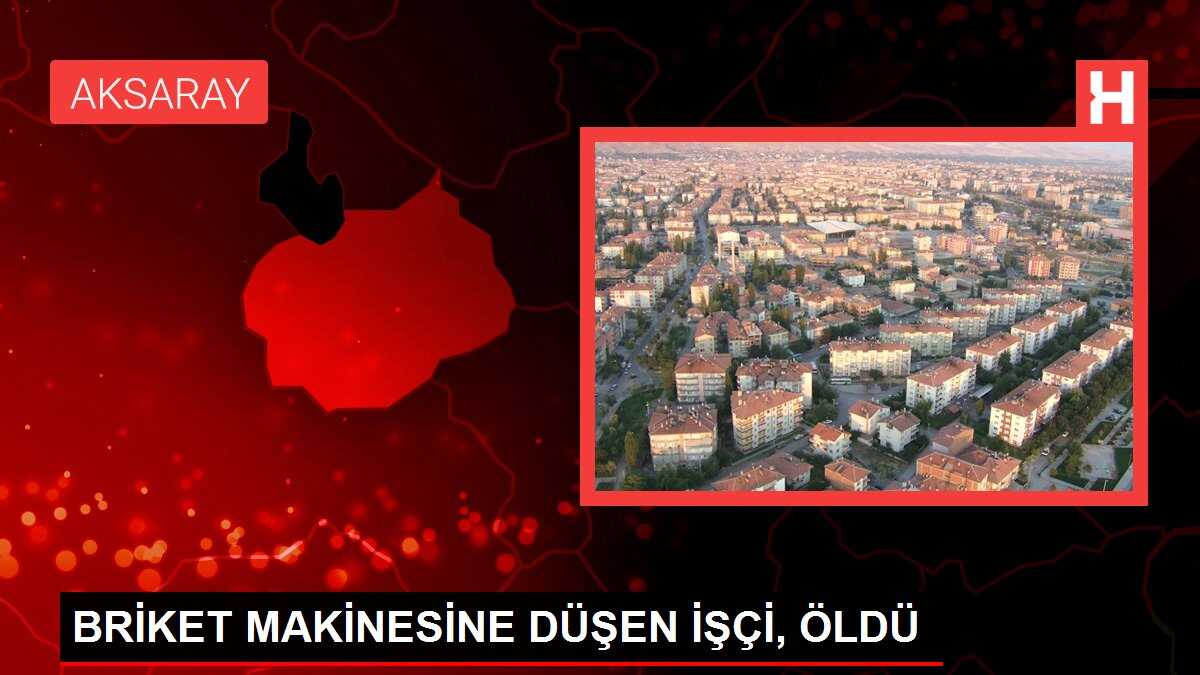BRİKET MAKİNESİNE DÜŞEN İŞÇİ, ÖLDÜ