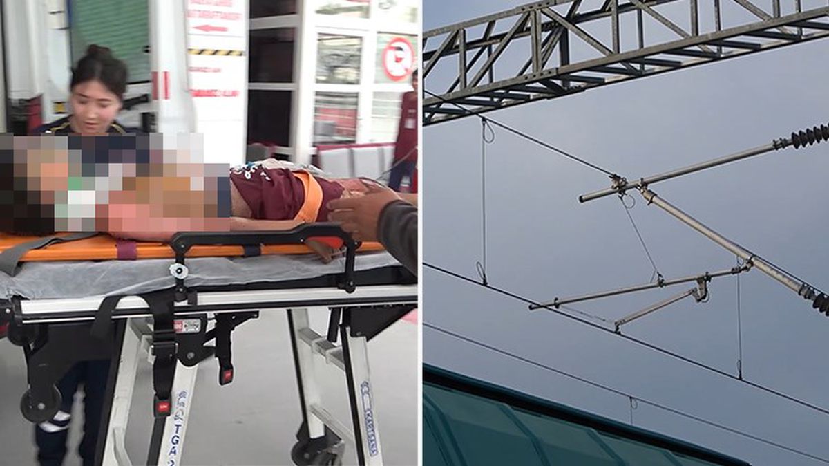 Kırıkkale'de fotoğraf çekmek için vagondan vagona atlayan küçük çocuk elektrik akımına kapılarak ağır yaralandı