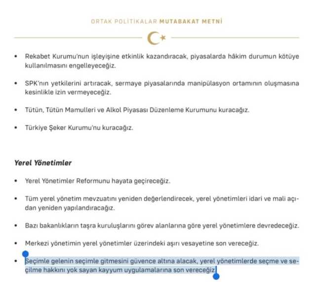 Protokol metninde en dikkat çeken madde! 6'lı Masa'nın 'Son verilecek' dediği uygulamaya Özdağ 'Devam' dedi