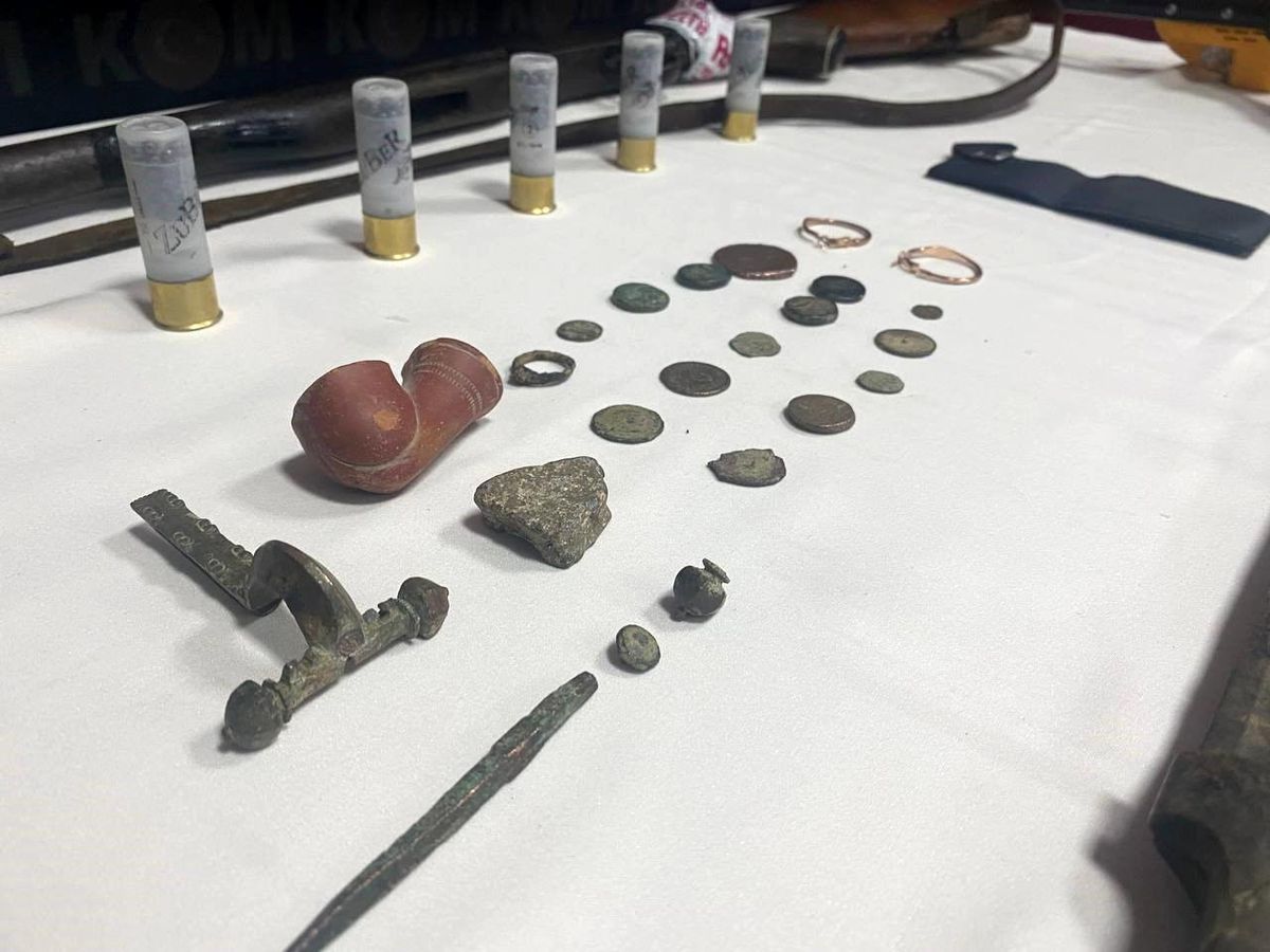 Sinop'ta tarihi eser baskınında 1 gözaltı