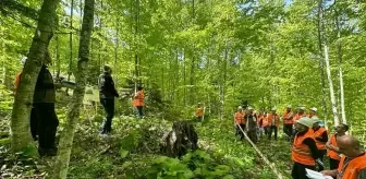 Gölyaka'da silvikültür tatbikatı yapıldı