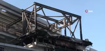 İstinyePark'ta çıkan yangın paniğe neden oldu