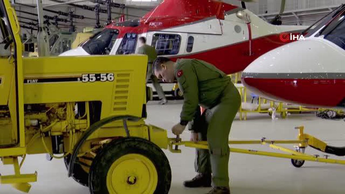 Pilot adaylarının yetiştirilmesinde kullanılan AW119 Kara Havacılık Okulu envanterine girdi