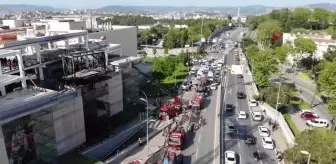 İstinyePark'ta Yangın Çıktı