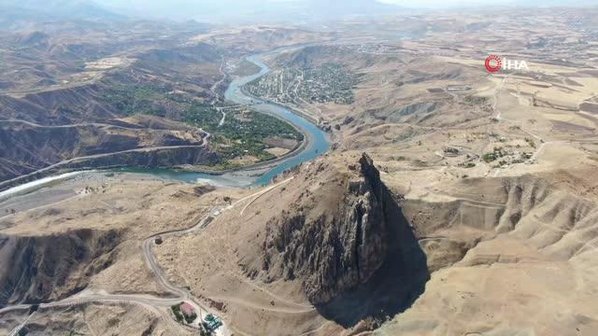 Palu ilçesi, sezonun ilk ziyaretçilerini ağırladı