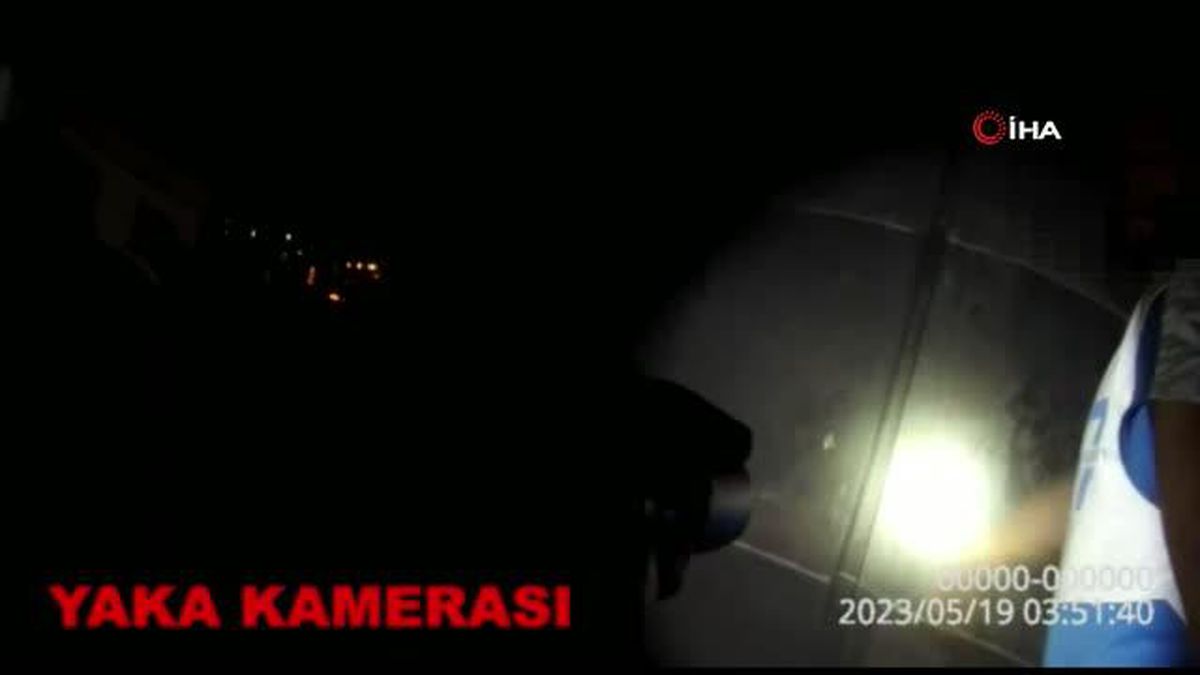 Camiden hırsızlık yapan şahıslar bekçilerin kovalamacası sonucu yakalandı