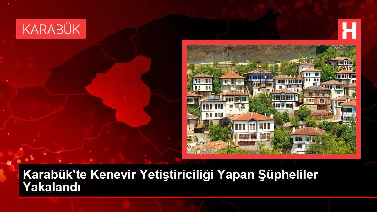 Karabük'te Kenevir Yetiştiriciliği Yapan Şüpheliler Yakalandı